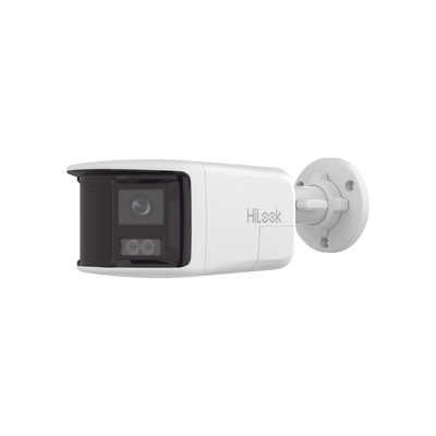 [Dual Light] Bala IP 6 Megapixel / Imagen Panorámica 180°/ PoE / Micrófono y Bocina Integrado / Exterior IP67 / Audio Bidireccional / Alarma Visual y Auditiva Integrada / Smart Supplement Light / M