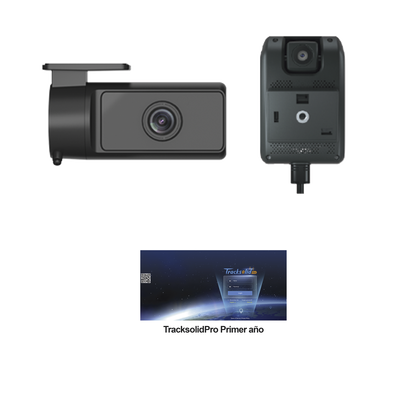 KIT Dashcam con sistema de control ADAS (asistencia de manejo) y Camara de cabina (CI03) / Multiples alarmas /Comunicación dos vías / ideal para flotas vehiculares / Facil instalacio / Incluye prim