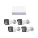 Kit de Videovigilancia IP / 2 Megapixel / NVR 4 Canales PoE / 4 Cámaras Bala / ColorVu Lite / Audio Integrado