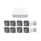 Kit IP 1080p (2 Megapixel) / NVR de 8 Canales con 8 Puertos PoE / 8 Cámaras IP Bala ColorVu Lite y Motion Detection 2.0 / Micrófono Integrado
