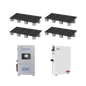 Kit Hibrido con Interconexión a la Red Eléctrica de CFE de 8 kW con Salida de 220 Vca y respaldo de 10 kWh en batería de LiFePO4