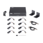 Kit de TRANSCEPTOR ACTIVO DE 8 CANALES / VIDEO+PODER en un solo Cable UTP / 150 metros en 4K, 200 metros en 5 MP/ Envía 36 Vcc y Recibe 12 Vcc / TODO INCLUIDO PARA RACK / Compatible con cámaras HD-
