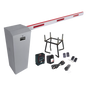Kit COMPLETO Barrera Derecha XB / Brazo de 5 Metros con Iluminacion LED Rojo-Verde / Incluye Sensor de masa, Transformador, Lazo, Ancla, Fotoceldas 2 Controles Inalámbricos