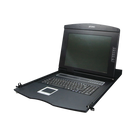 Consola KVM LCD / 17 Pulgadas / 8 Puertos VGA / Resolución 1280x1024 / Rack 1U / Cascada hasta 64 Servidores