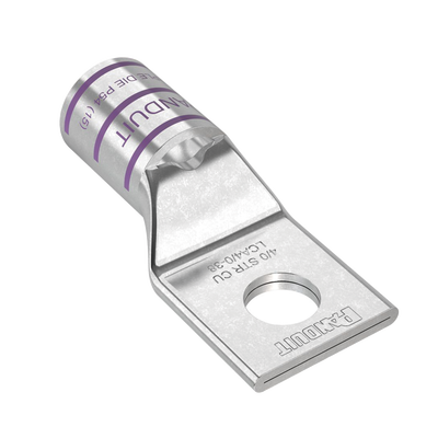 Zapata de Compresión de Cobre con Orificio 3/8\", para Cable 4/0 AWG. 1 Piezas