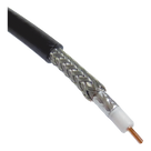 Cable Coaxial / RG-58 / 50 Ohms / 305m (1000 pies) / Conductor Sólido de Cobre / Triple Blindaje / Cubierta UV
