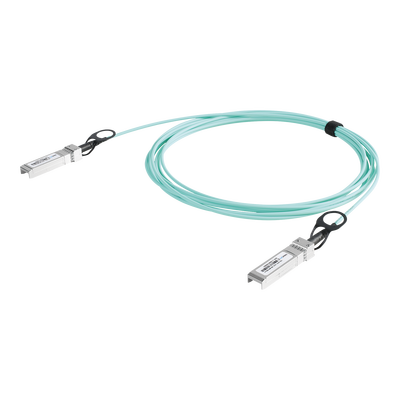 Cable AOC SFP+ de 1&10 Gbps a 1&10 Gbps / Cable de fibra óptica Activo / Longitud: 20 metros