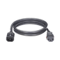 Cable de Alimentación Eléctrica Con Bloqueo de Seguridad, de IEC C14 a IEC C13, 1.2 Metros de Largo, Color Negro, Paquete de 10 Piezas