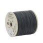 Carrete de 2 Kilómetros de Fibra Óptica Drop Plana, Interior/Exterior G.657A2 Monomodo de 1 Hilo (Unifibra), Dieléctrica, Forro Negro, Compatible con Conectores FASC, FASCUP, FASCLC