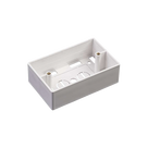 Caja de Pared Universal / 6 Puertos / 70x115x36 mm / UL 94V-0 / ANSI/TIA/EIA-568-C.2 / 0.23x0.38x0.12 ft