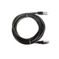 Cable de Parcheo FTP Cat5e - 0.5 Metros (1.64 Pies) - Negro