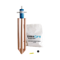 Electrodo Puesta a Tierra 200A / Cobre Electrolítico / Diseño Delta / Filtro Equipotencial / Compuesto 12 kg / Exterior