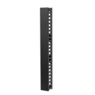 Organizador Vertical de Cable / 24U / Acero Sólido / 260 Cables CAT5E / Compatible Racks EIRL y EIQR