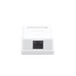 Caja de Pared con 1 Puerto Keystone, Incluye Jack Cat5e