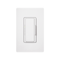 Atenuador de pared Maestro C.L para LED y CFL regulables de hasta 150 W o incandescentes y halógenos de 600 W, 120 V, unipolar, 3 vías o multilocalización, color blanco