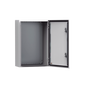 Gabinete de Uso Exterior MAS 600 x 600 x 400 mm NEMA 4/12/13; IP66; IK10 de Acero Dulce 1.5 mm con Platina de Montaje Incluida Color Gris Claro