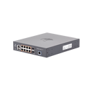 Switch Capa 3 / 10 Puertos / 8 PoE Gigabit 802.3af/at / 2 SFP / 20 Gbps Rendimiento / Administración en la Nube