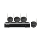 Kit IP Inalámbrico 1080p / NVR 4 Canales / 4 Cámaras Bala para Exterior / 1 HDD de 1 TB / Modo Repetidor