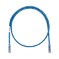 Cable de Parcheo UTP Categoría 5e, con Plug Modular en Cada Extremo - 0.3 Metros (1 Pie) - Azul