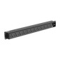 PDU Básico para Distribución de Energía, Enchufe de Entrada NEMA 5-20P, Con 12 Contactos NEMA 5-20R, Instalación Horizontal de 19in, 1UR, 20 Amp, 120 Vca