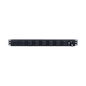 PDU Básico Para Distribución de Energía, Con 8 Tomas NEMA 5-15R Traseras y 2 Tomas 5-15R Frontales, 1UR, 15 Amp, 120 Vca