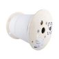 Bobina de Cable Blindado F/UTP de 4 Pares, Cat6A, Soporte de Aplicaciones 10GBase-T, LSZH (Libre de Gases Tóxicos), Color Blanco, 305 Metros (1000 Pies)