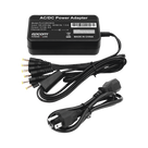 Fuente de Poder / 6 Salidas Jack Macho / 12 Vcc / 6 A / Entrada 100-240 VCA / 72 W / 117x62x34 mm (0.38x0.20x0.11 ft)