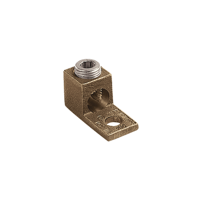 Terminal Tipo Lengüeta Recta de Cobre, Cal. 8 a 1/0 AWG,  Orificio para perno de 5/16\" (7.9mm)