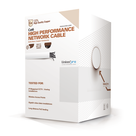 Bobina de Cable Cat6 / 305 m (1000 pies) / 23 AWG / 250 MHz / Cobre / Super Flexible / UL / Blanco