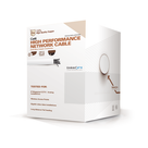 Bobina de Cable Cat6+ / 152m (500ft) / Calibre 23 AWG / 250 MHz / UL / Blanco / Sin Blindaje / CM Interior
