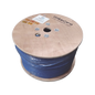 Bobina de 1000 Metros (3280.84 Pies) Cable Cat6+ Calibre 23 Alto Desempeño, ETL, UL, Color Azul, Super Flexible, de 1000 Metros (3280.84 Pies), para Aplicaciones de CCTV, Video HD, y Redes de Datos