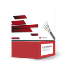 Bobina de Cable UTP Cat5e / 4 Pares / 305 m (1000 pies) / 24 AWG / 100% Cobre / LDPE Anti-UV / Exterior