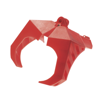 Dispositivo de Bloqueo LOTO para Válvulas de Bola, Para Diámetros de de 1.5 a 2\" y Longitud de Mango Hasta 7.5\", Color Rojo