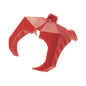 Dispositivo de Bloqueo LOTO para Válvulas de Bola, Para Diámetros de de 1.5 a 2\" y Longitud de Mango Hasta 7.5\", Color Rojo