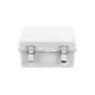 Gabinete de Plástico ABS, Uso en Intemperie IP66 (170 x 220 x 110 mm) Cierre por broche Inoxidable y Permite Cerrado con Candado y Llave (Perno 5mm) No Incluido