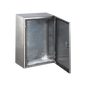 Gabinete de Acero Inoxidable IP66 Uso en Intemperie (400 x 600 x 250 mm) con Placa Interna Galvanizada.