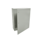 Gabinete de Acero IP66 Uso en Intemperie (800 x 1200 x 400 mm) con Placa Trasera Interior Metálica y Compuerta Inferior Atornillable (Incluye Chapa y Llave).