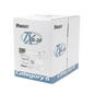 Bobina de Cable UTP 305 Metros (1000 Pies) de Cobre TX6-28Æ, Azul, Categoría 6, Diámetro Reducido (28 AWG), CM/LSZH, de 4 Pares