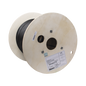 Bobina de Cable UTP de 4 Pares, PanNet, Para Exterior con Gel, Cat6 (23 AWG), Industrial para Climas Extremos, Color Negro, 305 Metros (1000 Pies)