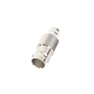 Conector Coaxial BNC Hembra / 75 Ohm / Anillo Plegable / RG-6/U / Níquel-Oro-Teflón / 25 mm