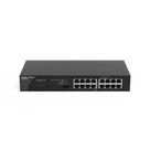 Switch No Administrable / 16 Puertos Gigabit / 32 Gbps / Fanless / Protección 4 kV