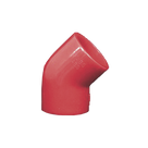 Codo de 45 Grados para Tubería de Detección por Aspiración / 1 Pulgada / CPVC Resistente al Fuego / Aprobación UL / NFPA