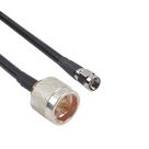 Cable coaxial ultra flexible / LMR-240UF / 91 cm (2.99 ft) / N Macho a SMA Macho / RG-8/U