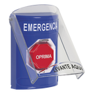 Botón de Emergencia Superficie / Tapa Policarbonato / Doble Relé Forma C / Restablece Girando / ADA / UL/cUL / CE