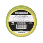 Cinta Eléctrica STRONGHOLD para Aislar, de PVC, Uso Construcción General en Tierras Físicas, Grosor de 0.13 mm (5 mil), Ancho de 19.05 mm, y 20.12 m de Largo, Color Amarillo/Verde.