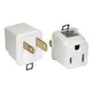 Adaptador de Aterrizado a Polarizado / 127V / 15A / ABS / 2 Piezas