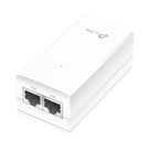 Inyector PoE Pasivo / 24V 12W / 2 puertos Gigabit / Montaje en pared / Plug and Play