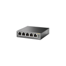 Switch PoE no administrable / 5 puertos Fast Ethernet / 4 puertos PoE 802.3af/at / Presupuesto 67 W / Alcance 250 m (820 pies) / Prioridad de video