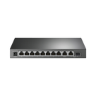 Switch PoE+ No Administrable de Escritorio / 10 Puertos / 8 Puertos PoE+ 802.3af/at / Presupuesto 123 W / Alcance Extendido 250 m (820 pies) / Rendimiento 20 Gbps