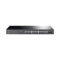 Switch PoE Administrable 24 puertos 10/100/1000 Mbps / 2 puertos SFP / 24 puertos PoE af/at / Presupuesto PoE 250W /